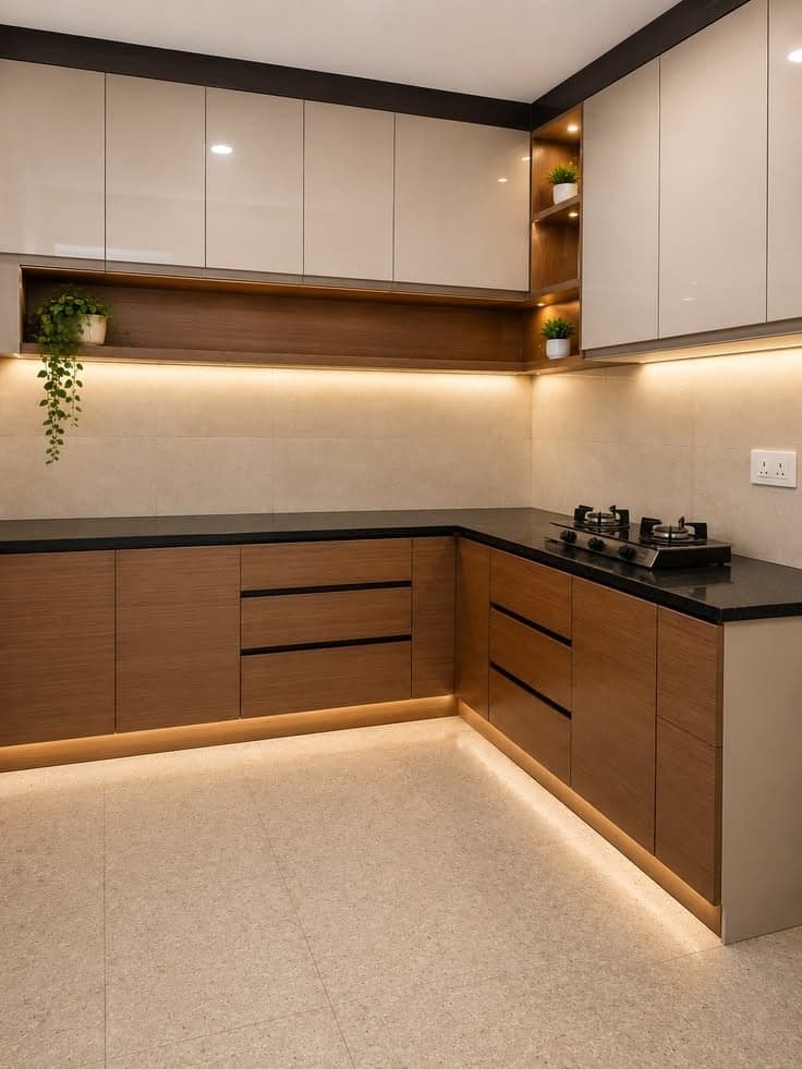 Dastarkhwan L-Shape Kitchen